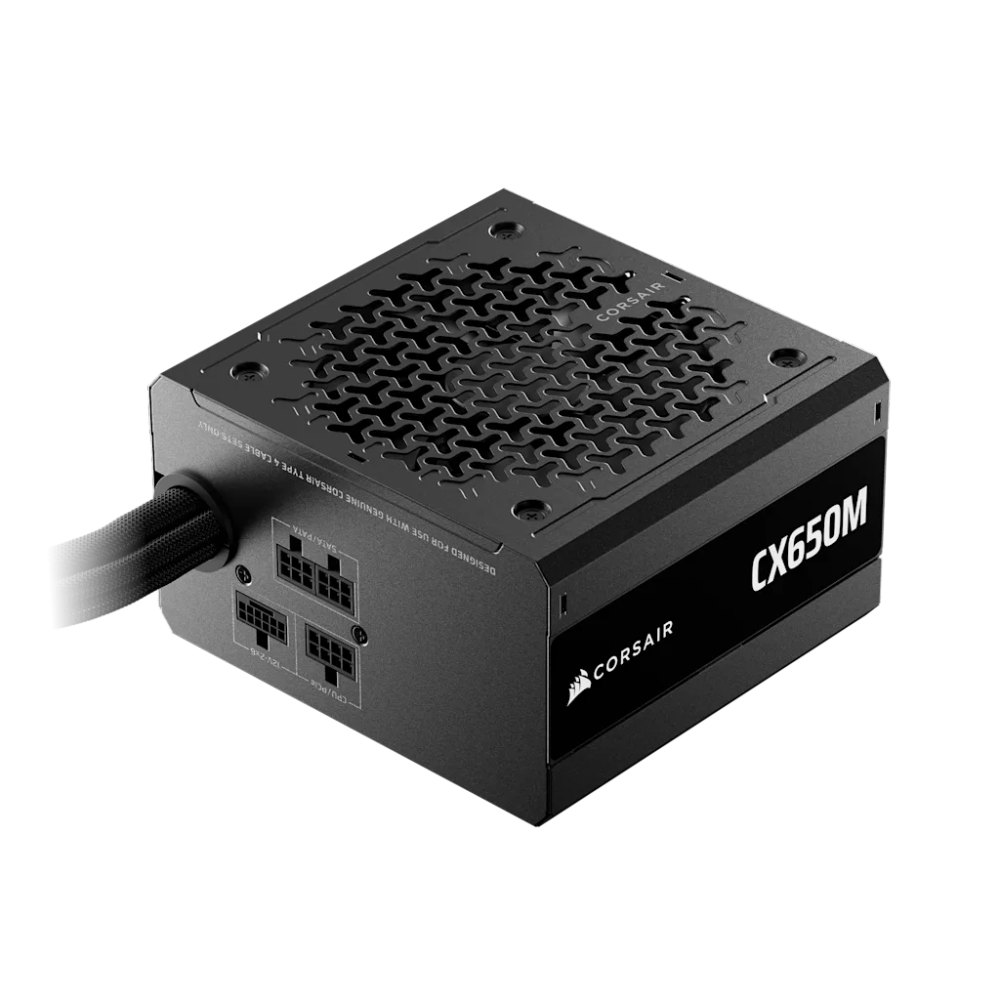 CORSAIR CX-M Series CX650M ATX 3.1 Cybenetics Bronze Semi-Modular PSU