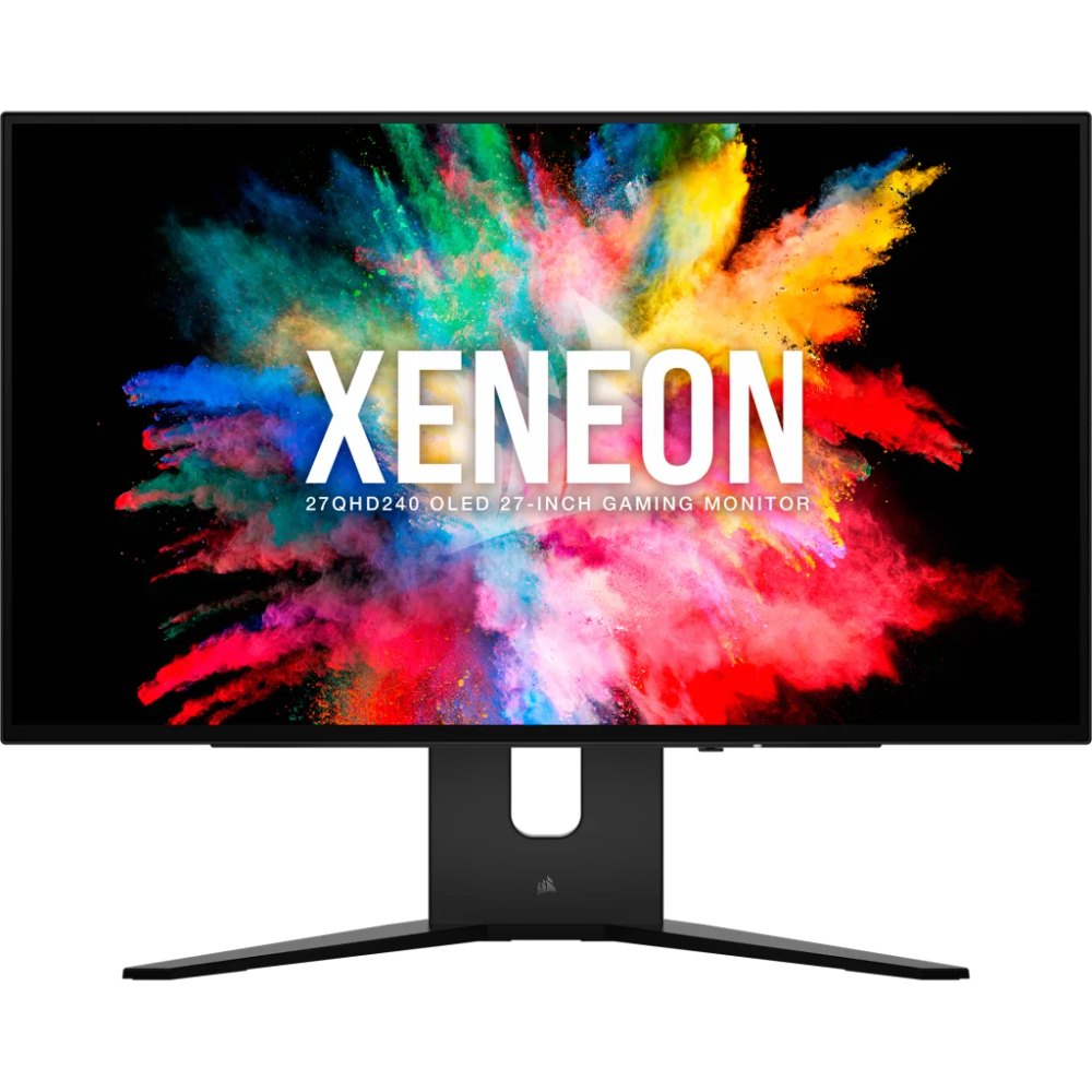 CORSAIR CORSAIR XENEON 27QHD240 OLED 27-Inch Gaming Monitor, 2560 x 1440, 240Hz, 0.03ms GtG, HDR with 1000nit Peak Brightness, 1.5M:1 Contrast Ratio, 1.07 Billi