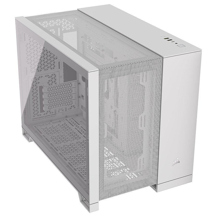 CORSAIR 2500D AIRFLOW Mid-Tower Dual Chamber PC Case - White
